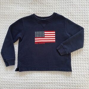 4T Ralph Lauren American Flag Crewneck